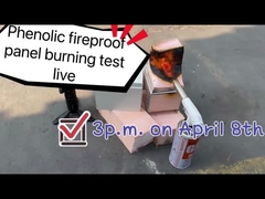 Ensaio de incêndio para painel de sanduíche de sala limpa