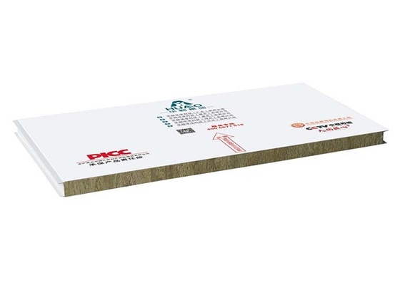 comprar Painel de sandwich de lã de rocha de isolamento térmico padrão GMP para prevenção de incêndio online manufacture