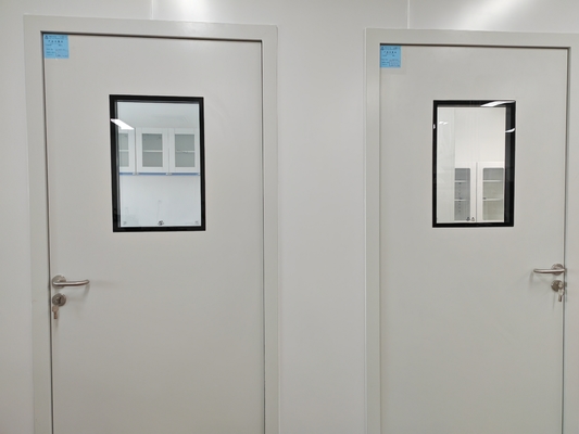 comprar Porta de quarto limpo de aço modular Porta giratória hermética 250 mm de espessura da parede para laboratório online manufacture
