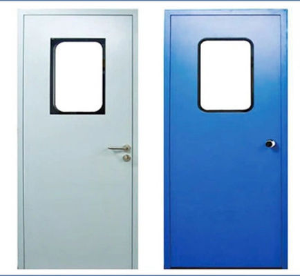 comprar Porta de Batente Automática para Sala Limpa com 50mm de Espessura, Aço, Portas Interiores para Hospitais Fabricação em linha