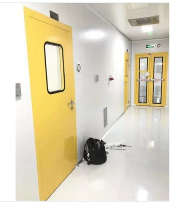 comprar 1.0mm Quadro de aço galvanizado porta balançante de sala limpa para laboratório hospital oficina online manufacture