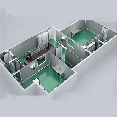 comprar Huuao ISO1-ISO8 Modular Cleanroom for Pharmaceutical Clean Room Partitions 50/75mm Thickness Z Lock EPS Sandwich Panel Cleanroom projects online manufacture