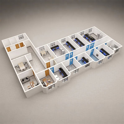 comprar Huuao ISO7 ISO8 GMP Cleanroom Modular Clean Room Class 100 Customized Clean Room Engineering Clean Room Project GMP/ISO Clean Room for Pharmaceutical Modular Cleanroom System Project with CE Certifica online manufacture