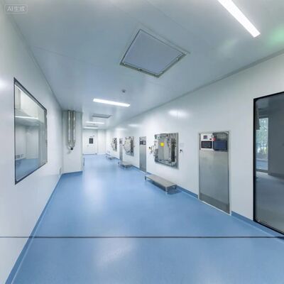 comprar HUAAO Modular Modular Fireproof Waterproof ISO Classe 5 Sala limpa livre de poeira para uso laboratorial de oficina hospitalar Fabricação em linha