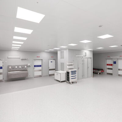 comprar HUAAO Modern Modular Cleanroom ISO 8 Turnkey Project Profissional Prefabricado Quartos Limpos Proibidos de Fogo Proibidos de Água Design Fabricação em linha