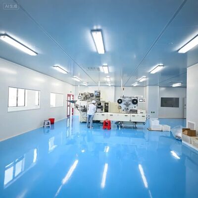 comprar HUAAO Modular Moderno Incendioso Eco-Friendly ISO8 Classe 10000 Rocha de lã pré-fabricada CE Certificado 1 ano de garantia Sala limpa Fabricação em linha