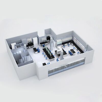 comprar HUAAO Sala Limpa Modular Uso Hospitalar Filtro HEPA Vertical Fluxo Laminar à Prova de Fogo Ecológico Oficina Design Minimalista Fabricação em linha