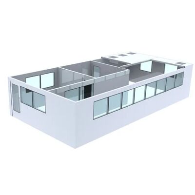 comprar HUAAO GMP Construção Painel de Teto de Parede à Prova de Fogo Sala Limpa Laboratório ISO Classe 8 Hospital Cosméticos Oficina Moderna Fabricação em linha
