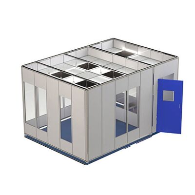 comprar HUAAO Montagem de Sala Limpa ISO 7 de Parede Rígida Modular Sala Limpa Portátil Laboratório Minimalista à Prova de Fogo e Água Fabricação em linha