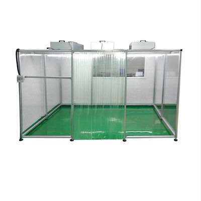 comprar HUAAO GMP Modular Sala Limpa Portátil de Fluxo de Ar Laminar de Parede Macia Livre de Poeira Minimalista para Uso em Oficina Hospitalar Fabricação em linha