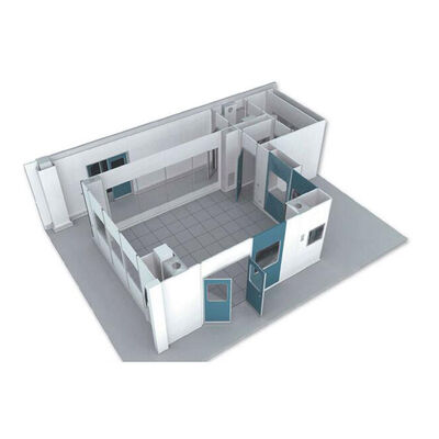 comprar HUAAO Modern Modular Cleanroom Class 100 & 10000 Fireproof Eco-Friendly CE Certificado para Solução de Projeto de Uso de Oficinas Hospitalares Fabricação em linha