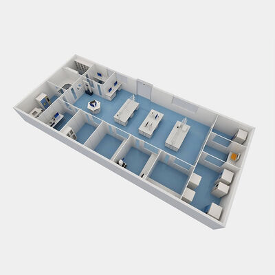 comprar HUAAO Sala Limpa Modular Personalizada com Design Moderno para Uso em Oficinas e Hospitais Níveis de Limpeza ISO5-ISO9 Fabricação em linha