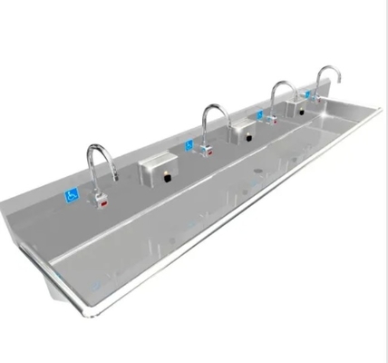 Equipamento de sala limpa 2/3/4 Lugar Lava-louças ordinárias Dispositivo de lavagem de mãos