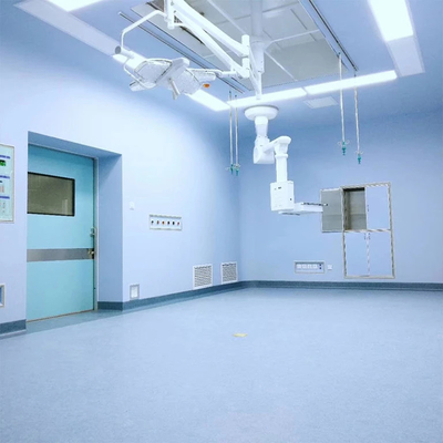 Porta deslizante automática de sala limpa única, porta farmacêutica antiincrustante