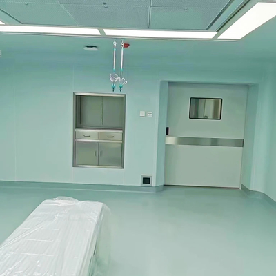 Laboratório Farmácia Hospital porta deslizante, porta deslizante de aço para salas limpas