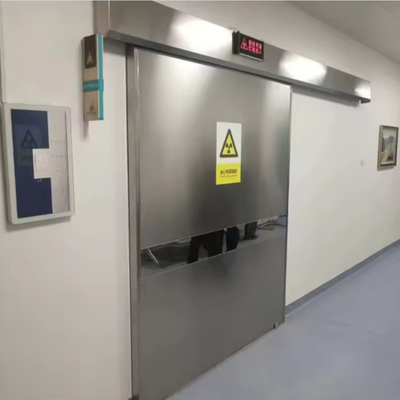Portão elétrico automático revestido de chumbo Hospital DR & CT Sala de prova de raios-X Portão de chumbo
