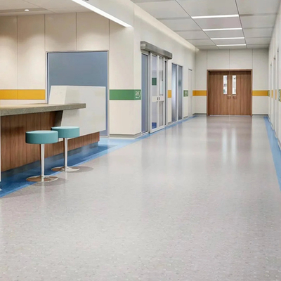 Sala de Operações do Hospital Antibacteriano de Huaao Chapa de piso de PVC de vinil homogênea Pvc de vinil piso homogêneo PVC de vinil piso de vinil piso de PVC sala de operação do hospital antibacteriano