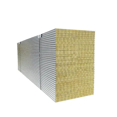 HUAAO Sala limpa Construção de parede à prova de poeira Painel de lã de rocha isolado térmico