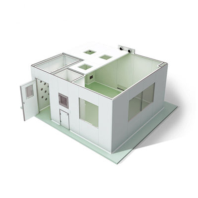 Huuao Huuao Projeto de sala limpa chave na mão Solução Fluxo de ar laminar Pressão negativa de ar Laboratórios limpos Gmp Indústria eletrônica Sala limpa