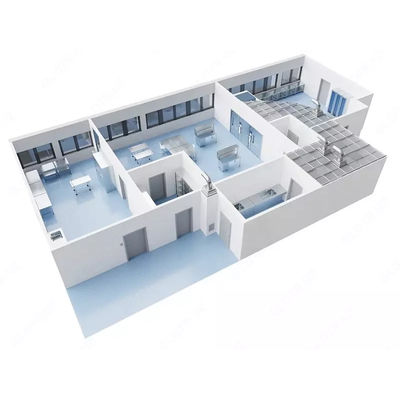 Huuao Iso5 Iso6 Iso7 Iso8 Sala Limpa Modular Classe 100 Sala Limpa Modular Personalizada