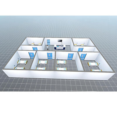 HUAAO Container pré-fabricado de montagem rápida para projetos do governo Laboratórios de clínica móvel de hospitais Sala limpa Modular Sala limpa