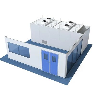 HUAAO Design Modular Minimalista Sala Limpa Pré-fabricada Nível ISO 5-8 para Fábrica de Laboratório Sem Poeira e Uso Hospitalar