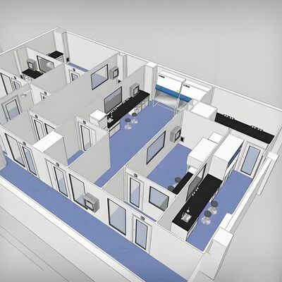 HUAAO Flat Pack Container Hospital Container Móvel Prefabricado Casa para Hospital Clinicas Laboratórios Sala Limpa Soluções Personalizadas